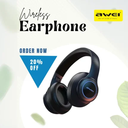 Awei A300BL Bluetooth Headphone